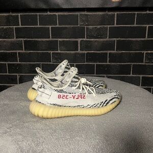 Adidas Yeezy Boost 350 V2 in Black, White, and Red